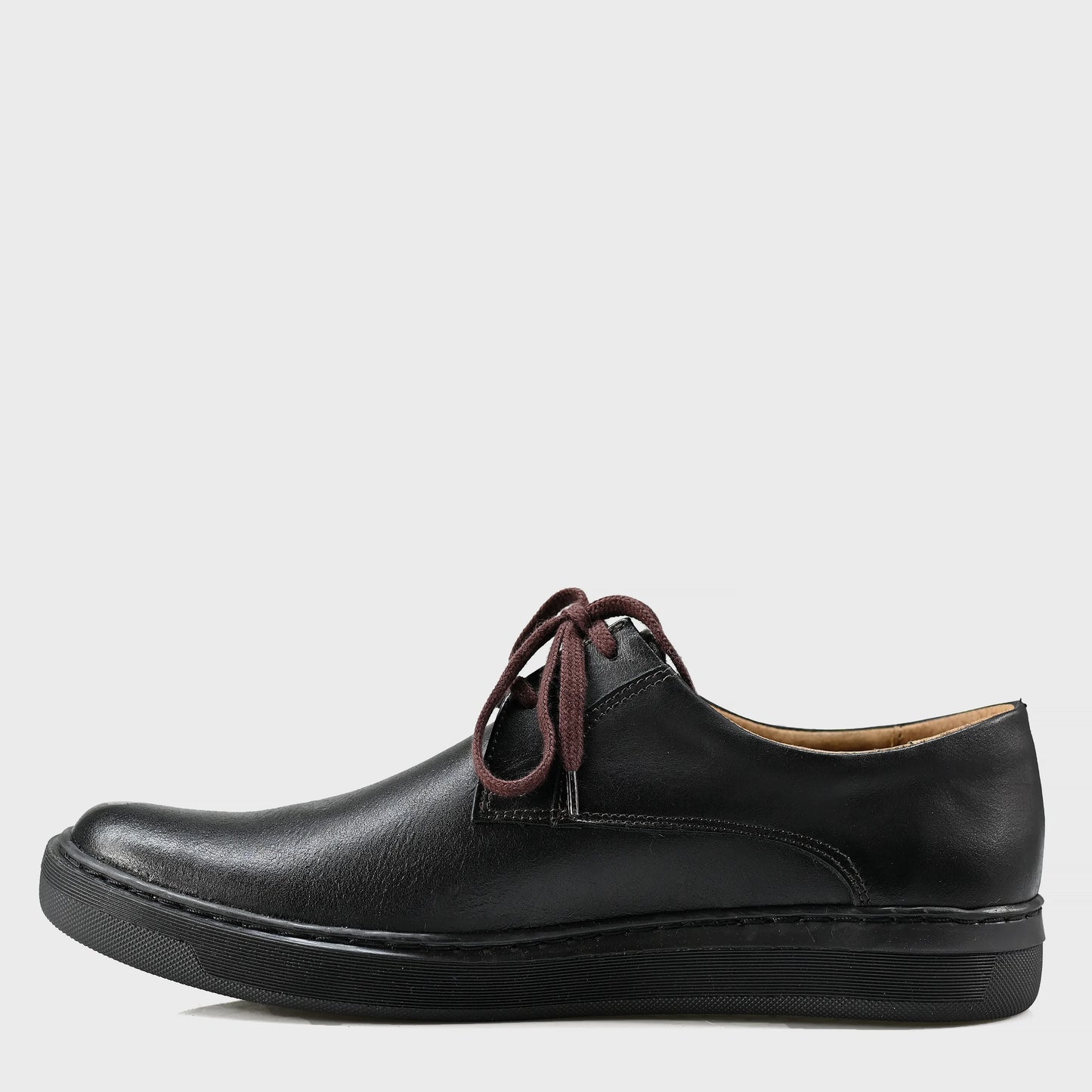 Czarne skórzane półbuty męskie – Luca | Jordan Handmade Shoes