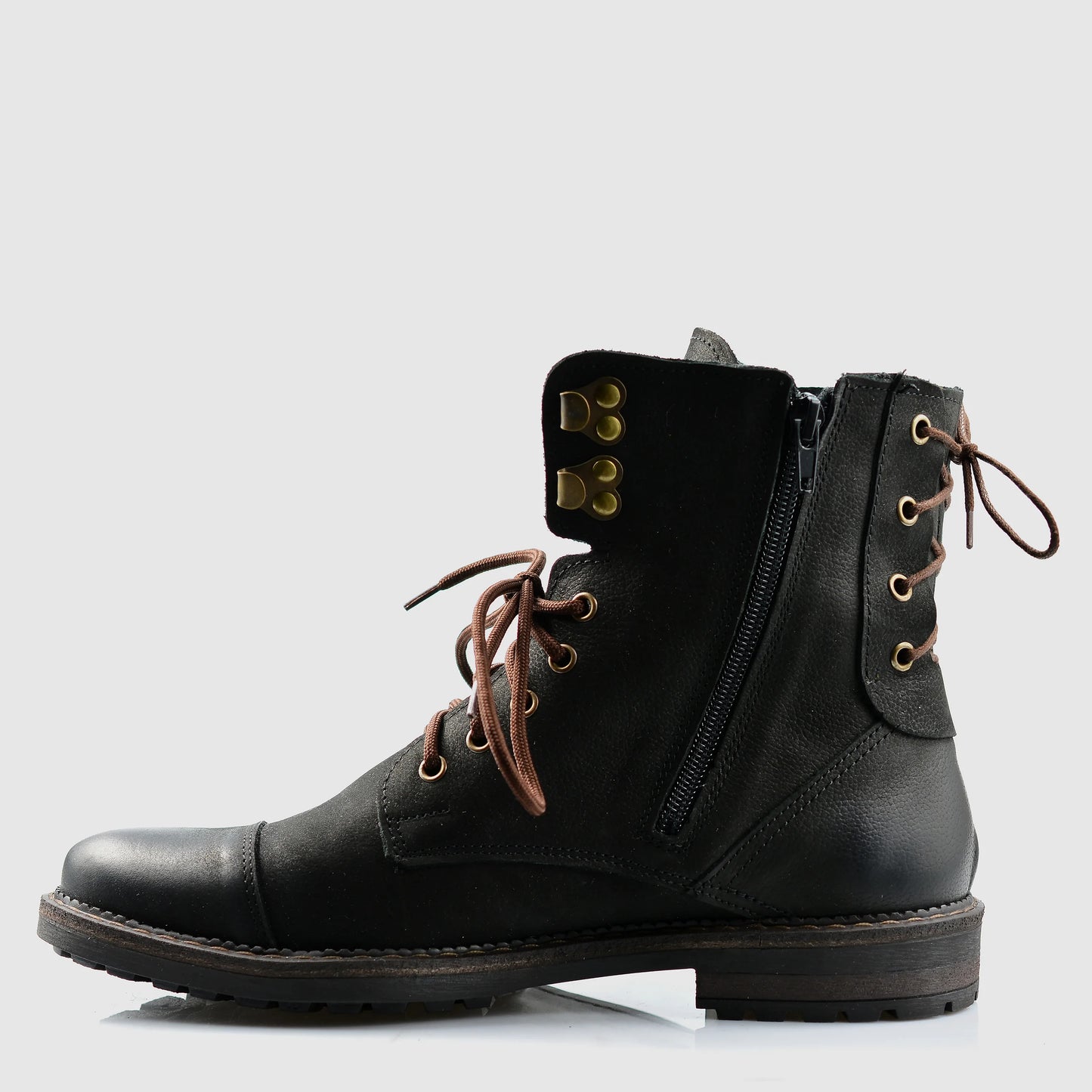 Sztyblety męskie skórzane czarne – Marc | Jordan Handmade Shoes