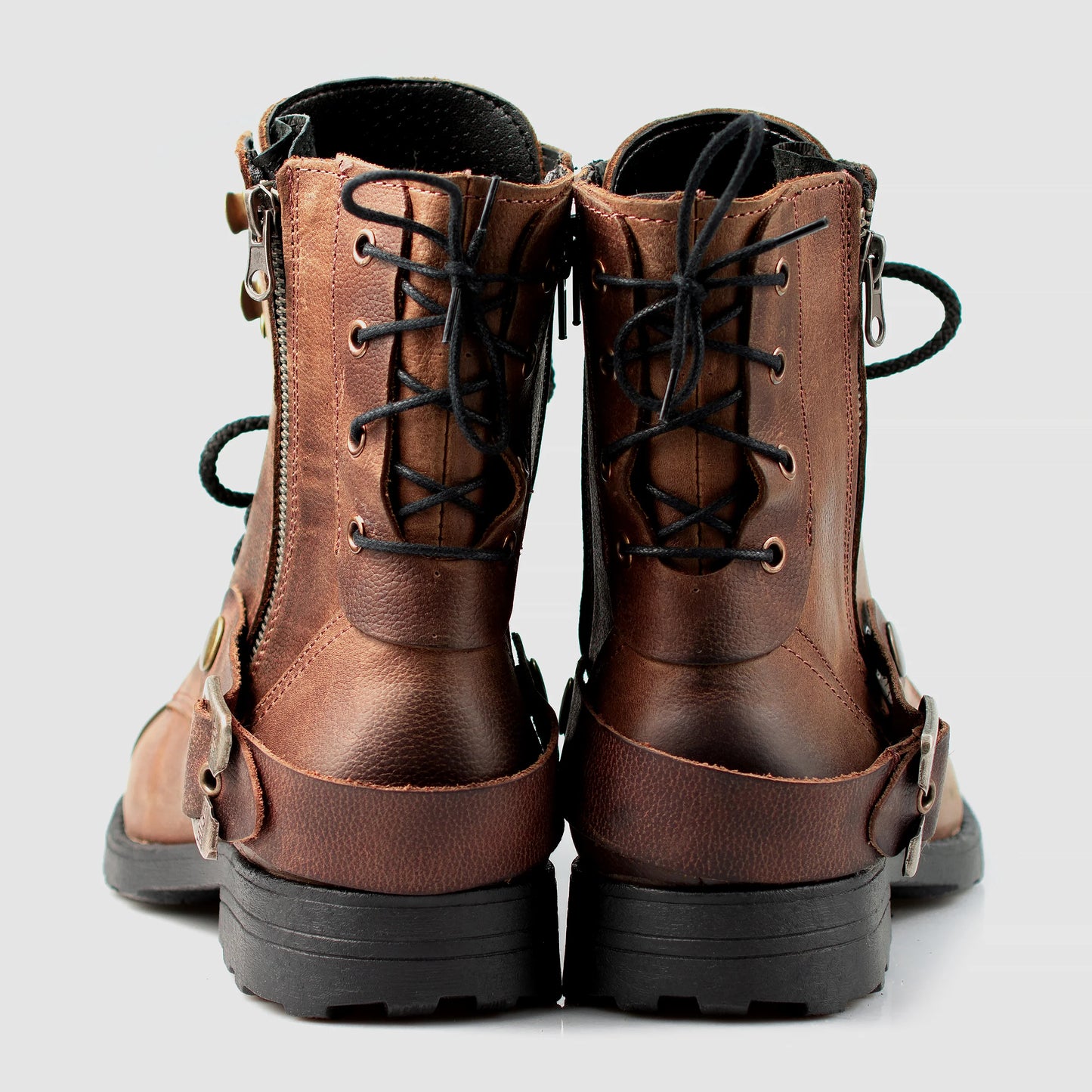 Sztyblety męskie skórzane brązowe – Maron | Jordan Handmade Shoes