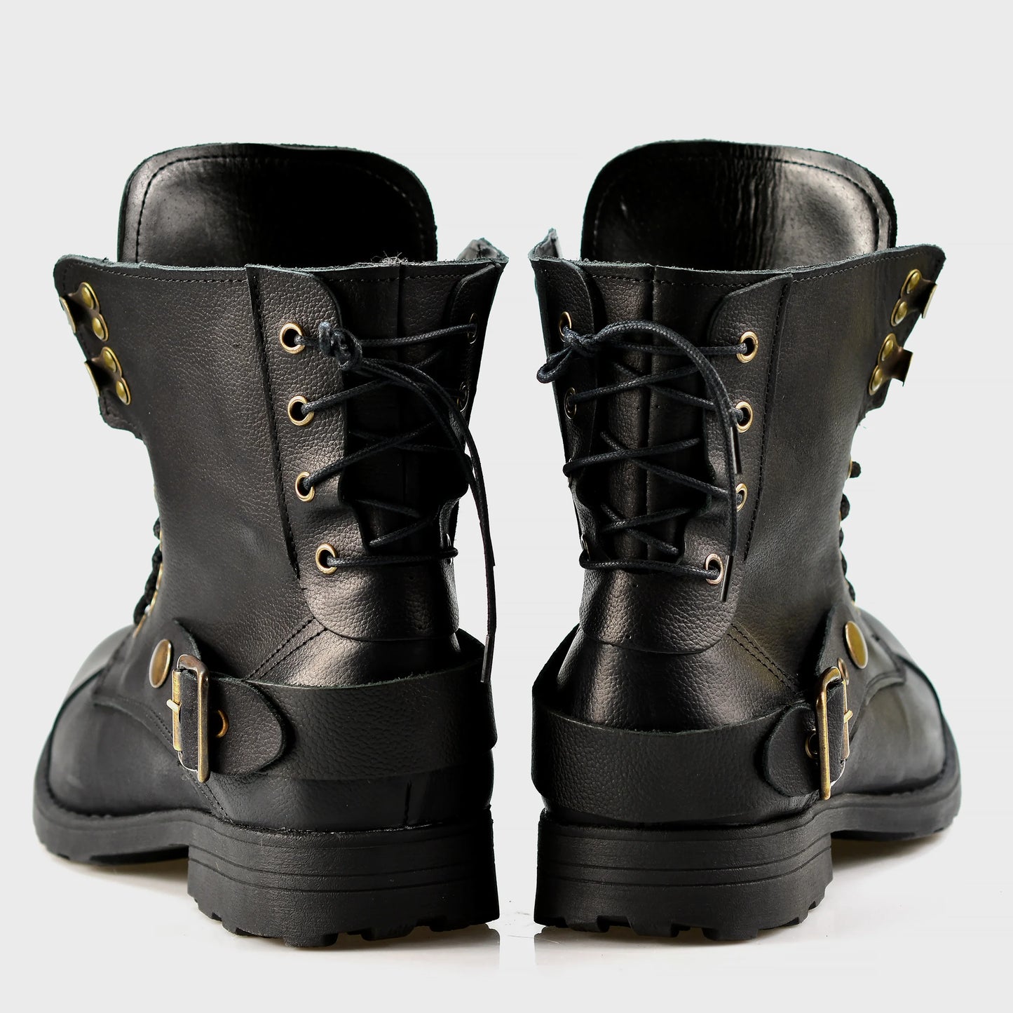 Sztyblety męskie skórzane czarne – Fabian | Jordan Handmade Shoes