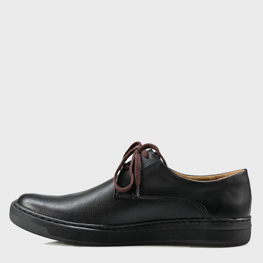 Czarne skórzane półbuty męskie – Luca | Jordan Handmade Shoes